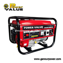 Power Value 3kw 6.5hp generador de gasolina manual de servicio para la venta en Sudafrica